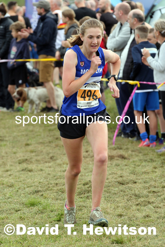 Senior womens 2021 North Eastern Harrier League, Druridge Bay. Photo: David T. Hewitson/Sports for All Pics